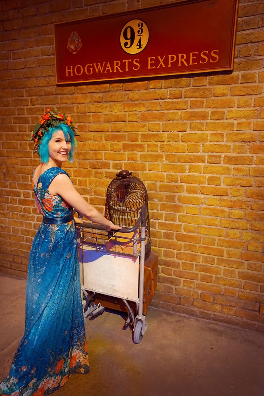 Hatty Potter: ela foi ao Jantar de Natal no Salão de Hogwart&#8217;s e partilhou tudo em fotografias