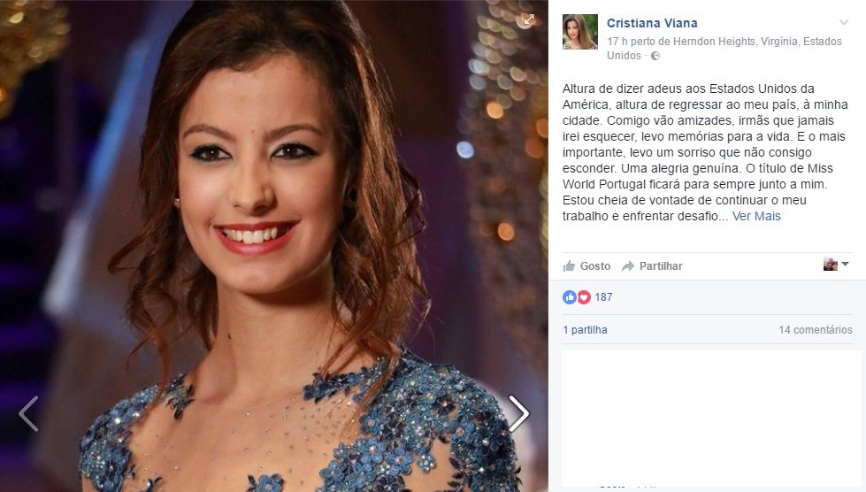 Cristiana Viana responde aos comentários negativos&#8230;