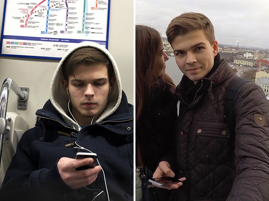 Usa reconhecimento facial para encontrar pessoas que fotografa no metro