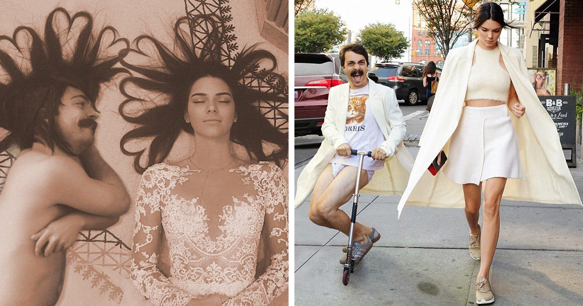 Photoshoper «instala-se» nas fotografias de Kendall Jenner, e o resultado é maravilhoso