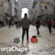 Em Lisboa de olhos vendados a pedir abraços em homenagem ao Chapecoense