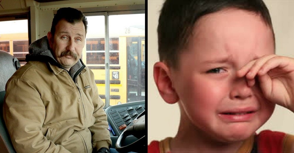 Motorista de autocarro vê menino a chorar e com as mãos vermelhas. O que ele faz a seguir é de louvar