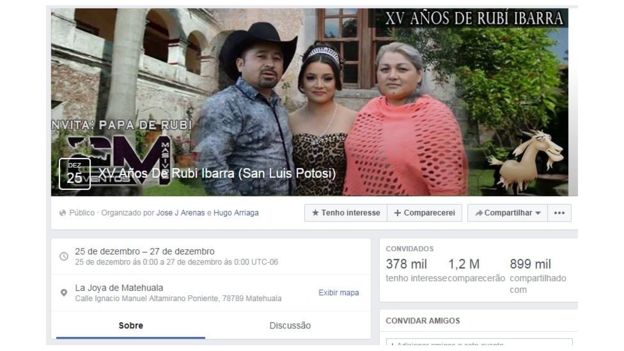 Milhares de pessoas apareceram no aniversário desta menina mexicana, depois de o convite ter ficado viral