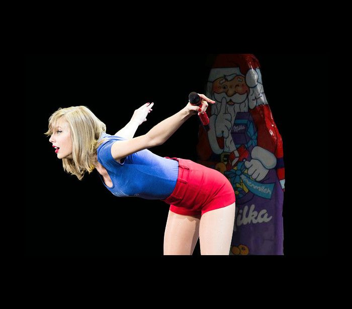 Olha só o que a internet fez a esta fotografia de Taylor Swift