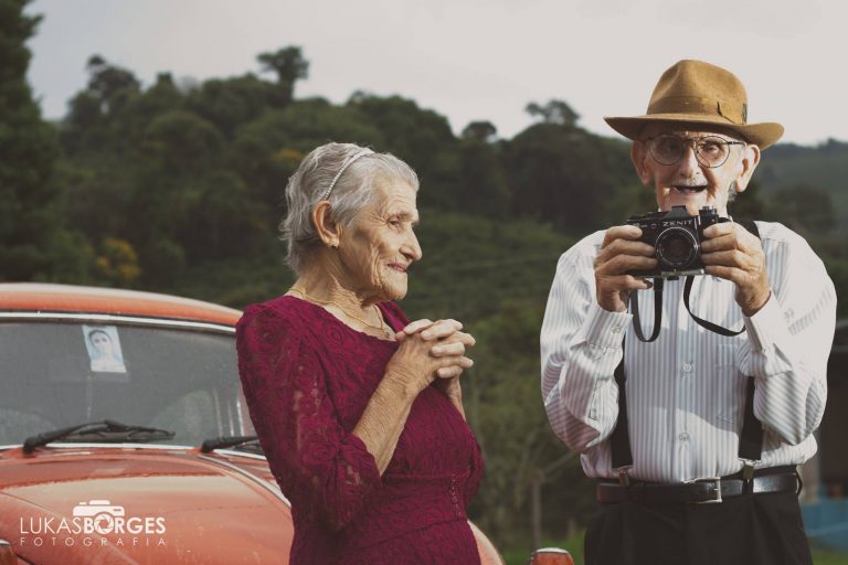 Este casal celebrou 70 anos de amor com uma sessão fotográfica inspiradora