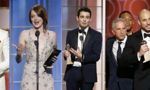 Golden Globes: &#8220;La La Land&#8221;, como se esperava, o grande vencedor&#8230;