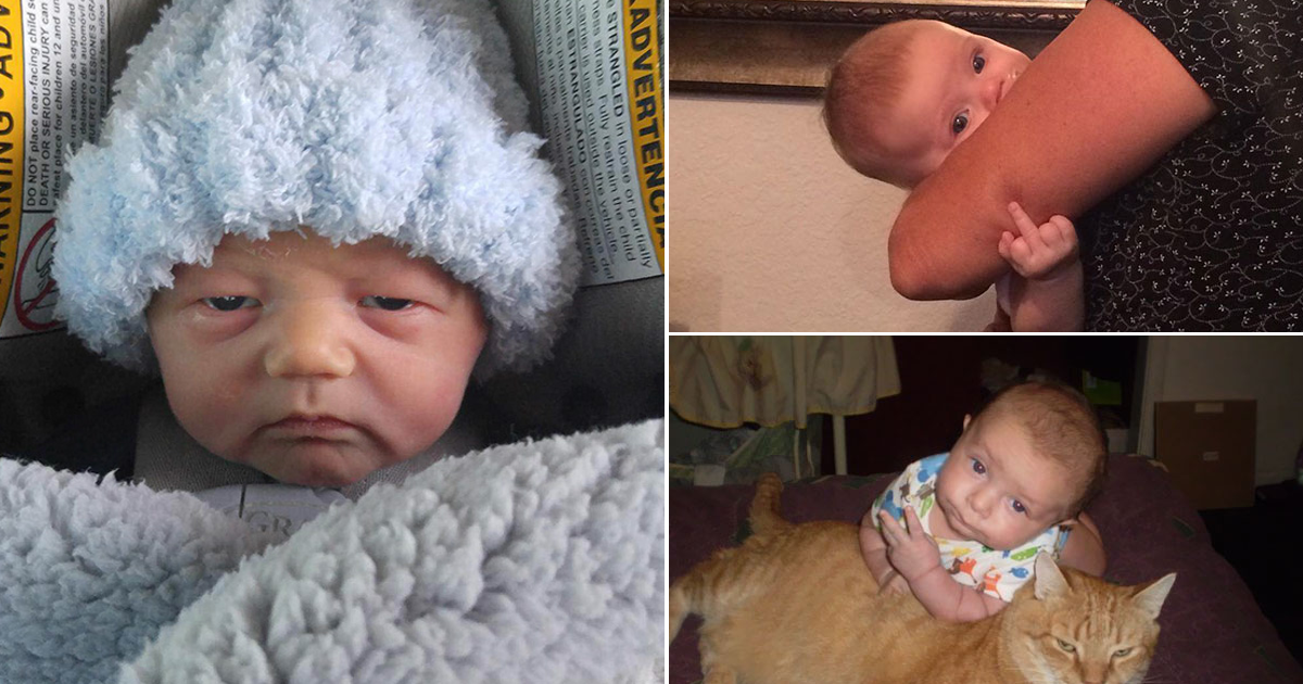 10 bebés «badass» cheios de atitude e estilo na hora da fotografia
