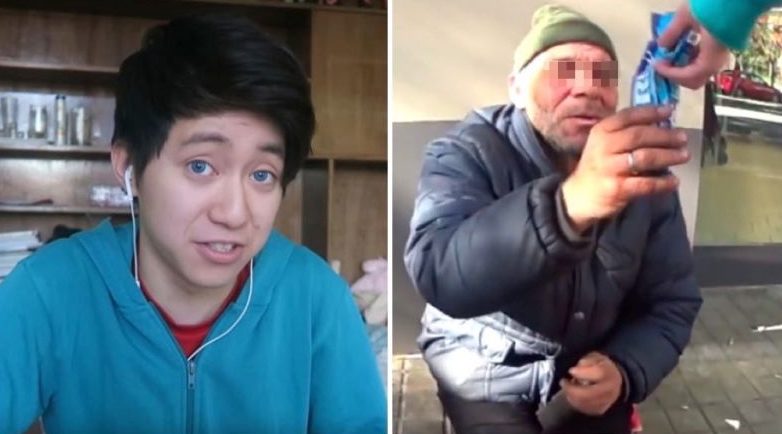 Youtuber espanhol humilha sem-abrigo oferecendo-lhe bolachas com recheio de pasta de dentes