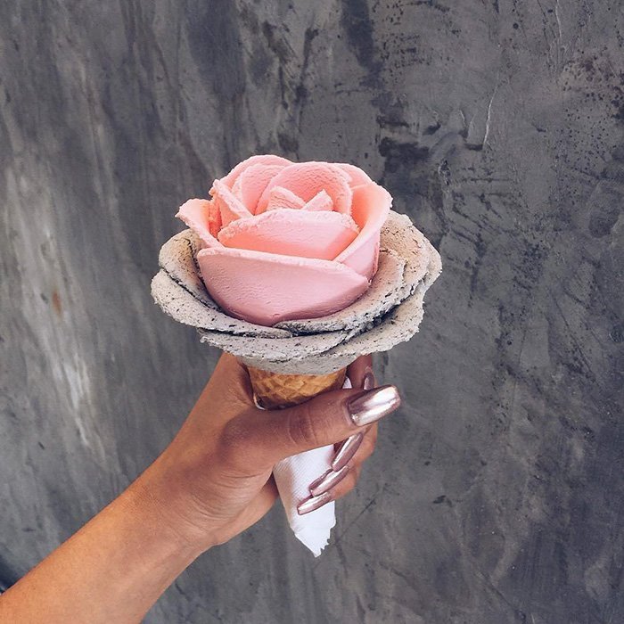 Estes gelados em forma de flor são demasiado bonitos para comer