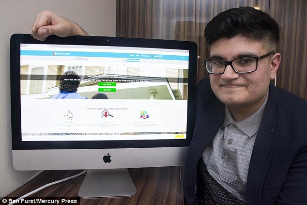 Estudante de 16 anos rejeitou oferta de 5 milhões por website que criou no quarto