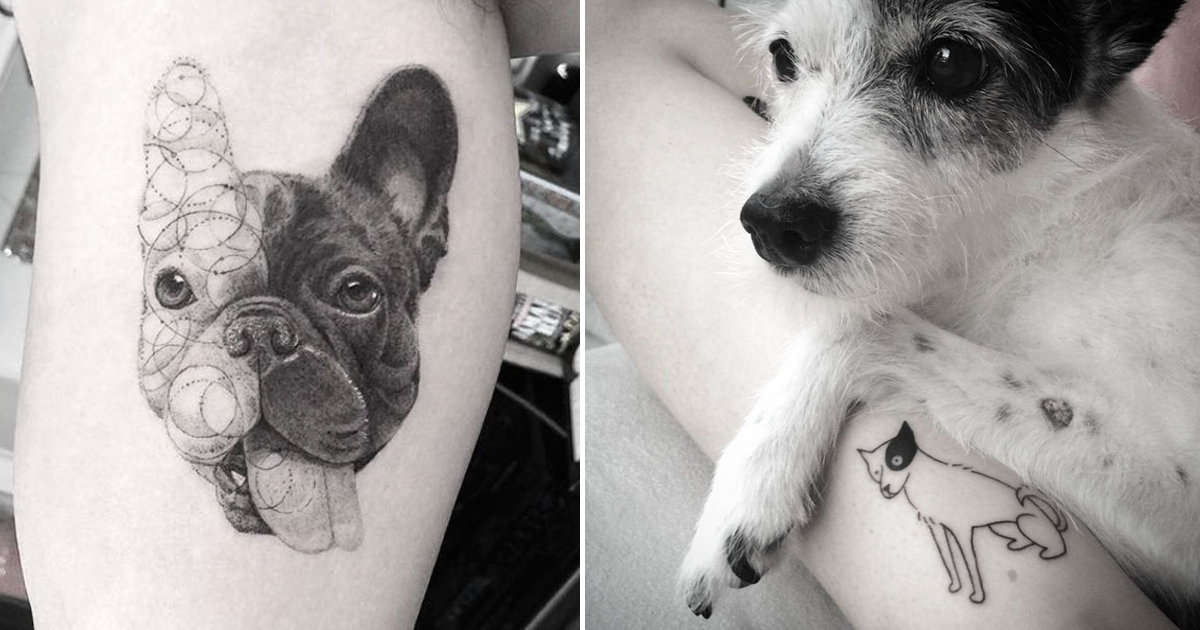 30 tatuagens ideais para quem quer homenagear o seu amigo cão