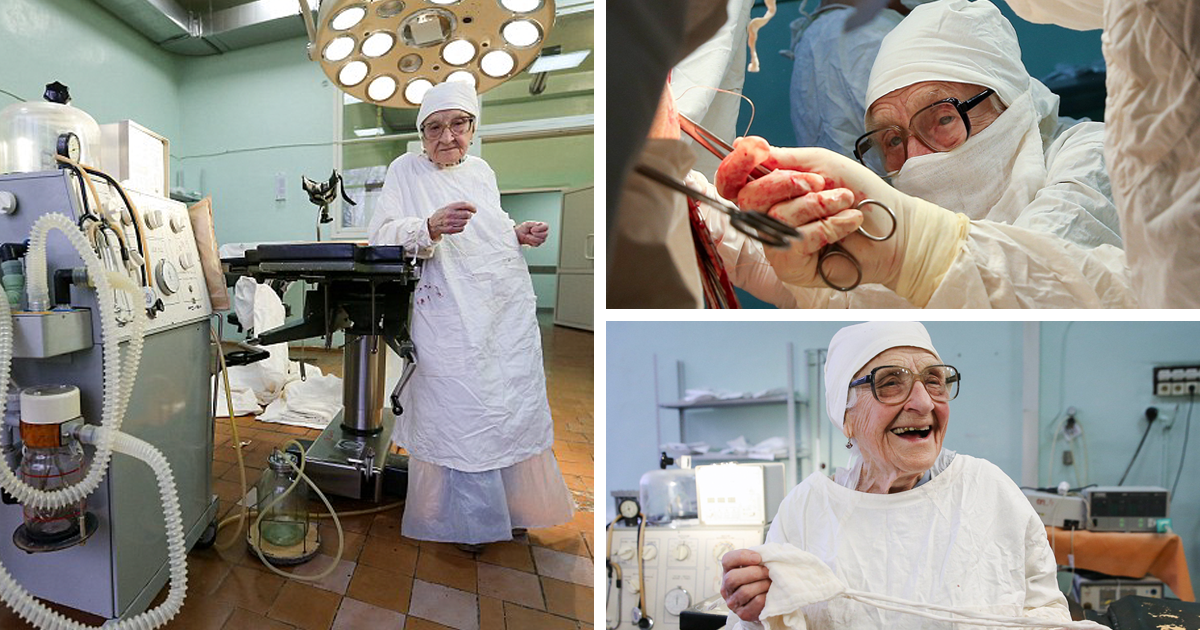 Esta cirurgiã tem 89 anos e ainda opera quatro vezes por dia