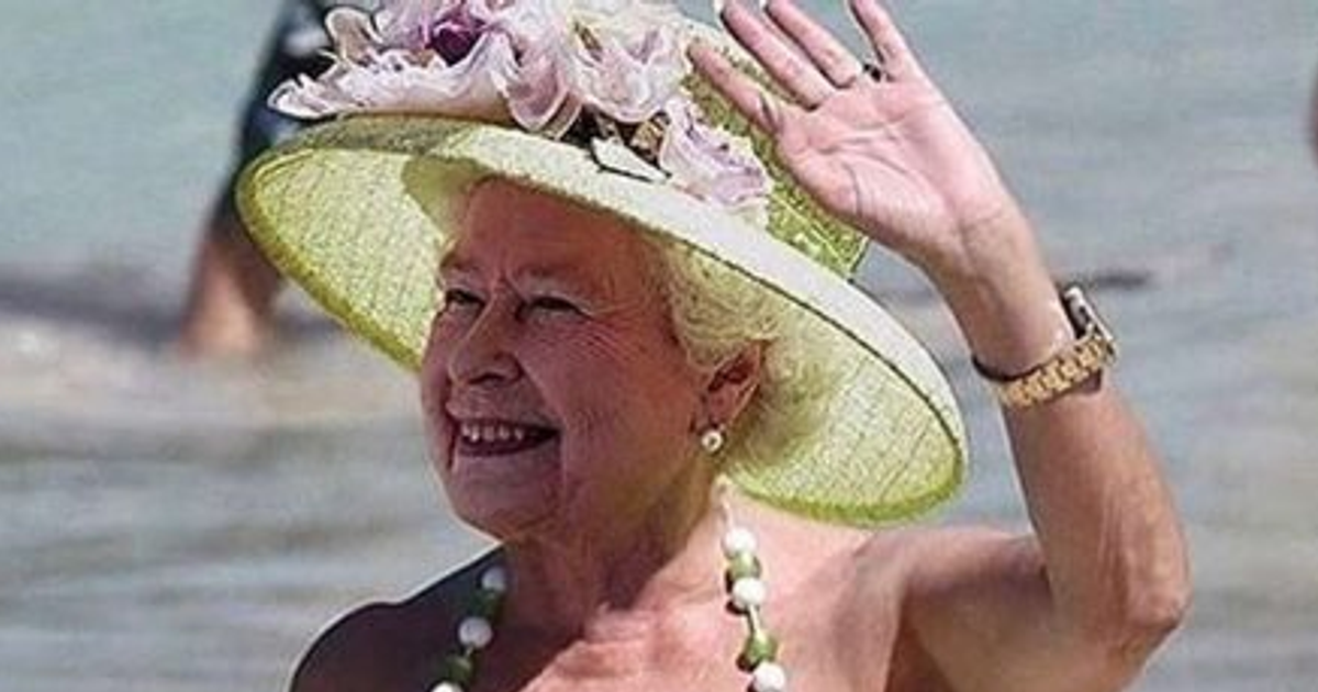 A foto da rainha de Inglaterra que nunca pensaste ver&#8230;