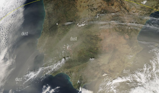 Portugal está ser afectado por nuvem de poeiras do deserto do Saara