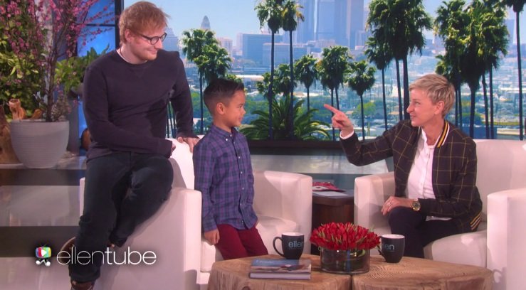 A bonita surpresa de Ed Sheeran a um fã de 8 anos