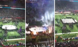 Vídeo em time-lapse mostra montagem do palco de Lady Gaga no Super Bowl
