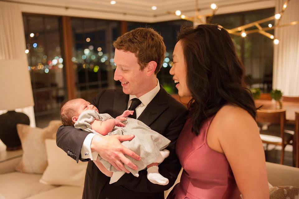 Mark Zuckerberg vai ser pai pela segunda vez