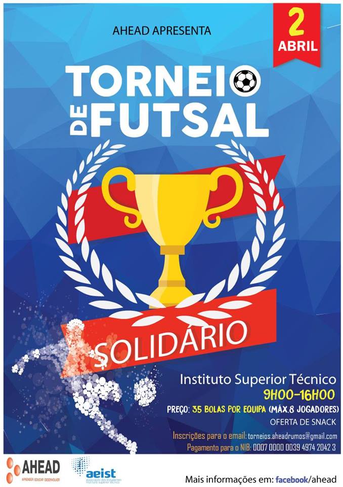 A AHEAD apresenta Torneio de Futsal Solidário&#8230;