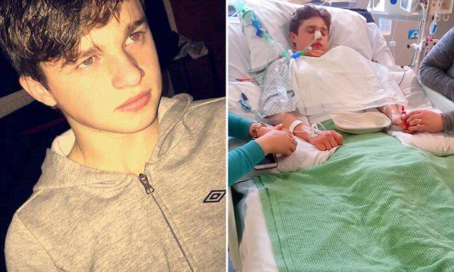 Mãe partilha foto do filho de 14 anos, em coma, por lhe terem colocado ecstasty na bebida