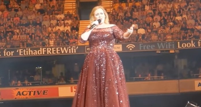 Adele perde a cabeça em concerto com segurança&#8230;