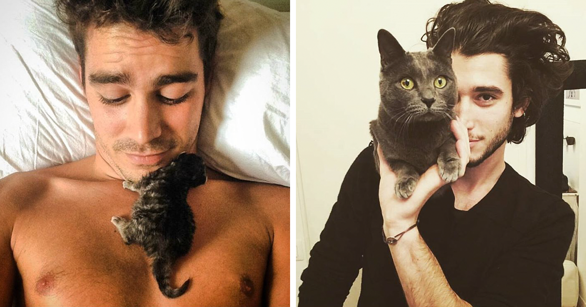 «Homens Bonitos com Gatos», é a conta de Instagram que tens que seguir