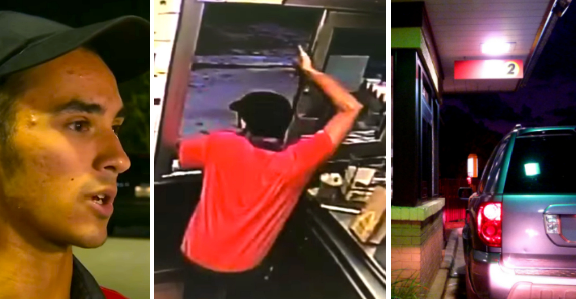 Funcionário do McDonald&#8217;s saltou pela janela para salvar mãe que desmaiou ao volante