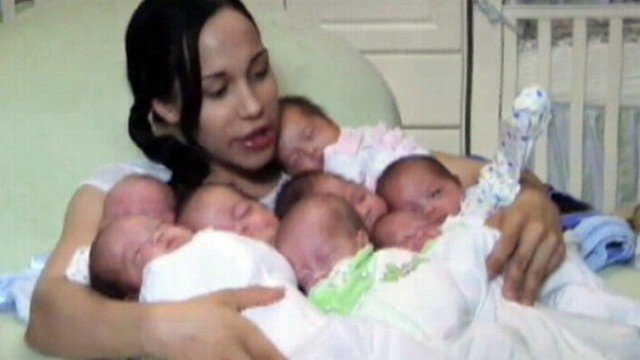 A «mãe-polvo» deu à luz 8 gémeos em 2009, passou dificuldades, e agora está assim