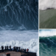 As ondas gigantes da Nazaré filmadas por um drone, num video maravilhoso