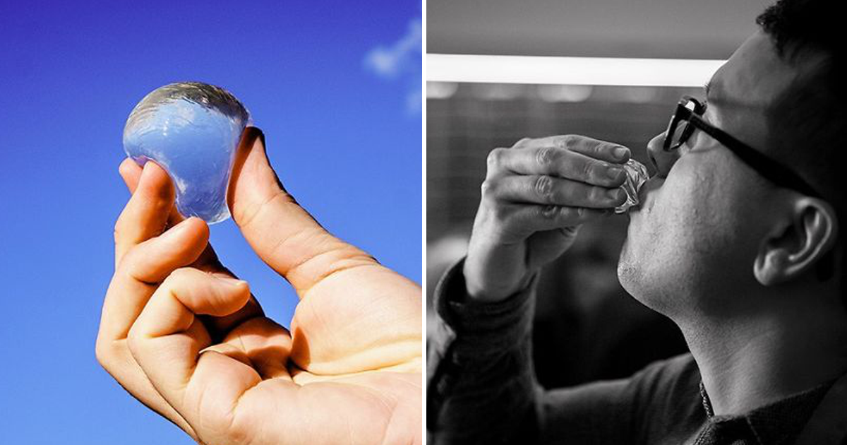 Estas bolhas de água podem, em breve, substituir as garrafas de plástico