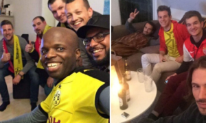 Adeptos do Dortmund recebem fãs do Mónaco em suas casas, numa lição de Fair-Play