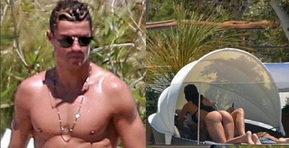 Cristiano Ronaldo e Georgina muito sol, praia e pouca roupa&#8230;