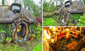Fã da saga &#8220;Senhor dos Anéis&#8221; construiu casa ao estilo Hobbit, e é fascinante