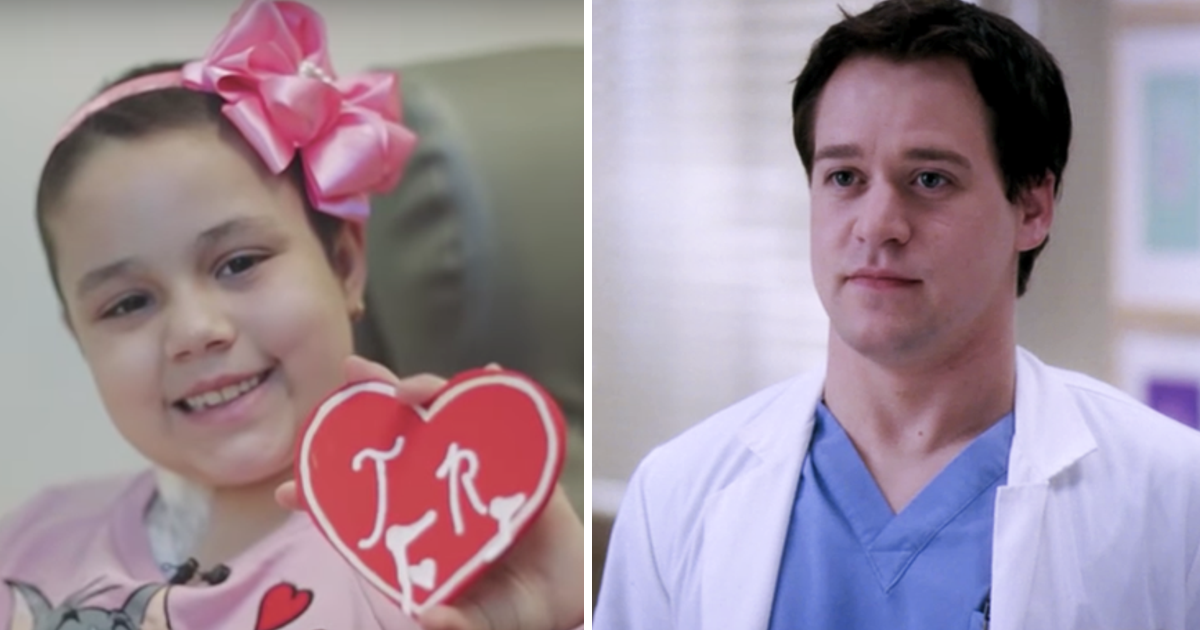 Ator de Anatomia de Grey grava vídeo para encorajar menina que espera transplante