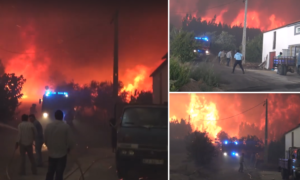 Vídeo amador mostra momentos de terror vividos no incêndio de Mação