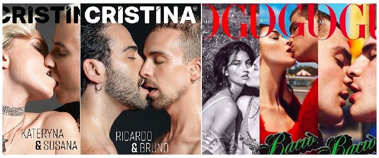 A Vogue italiana de Setembro VS Revista Cristina Julho