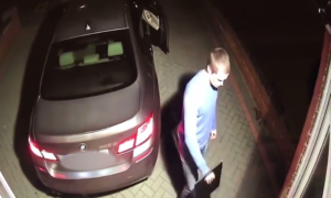 Vídeo mostra como 2 ladrões &#8220;levam&#8221; um BMW em menos de 1 minuto
