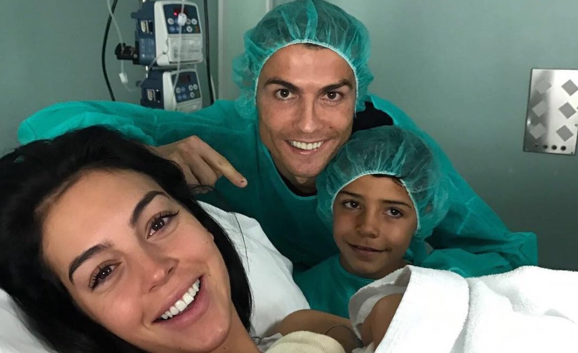 Alana Martina, filha de Cristiano Ronaldo e Georgina Rodriguez, já nasceu