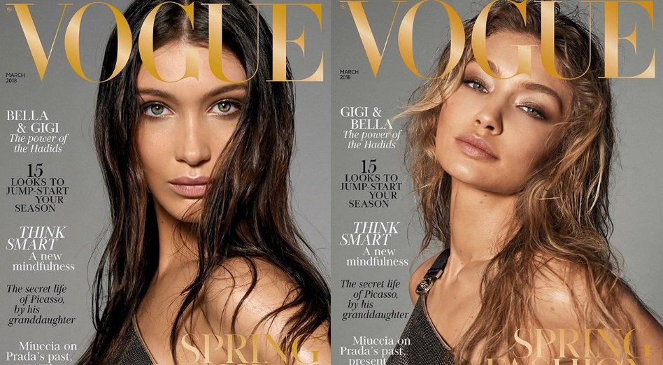 A polémica foto das irmãs Hadid na revista Vogue