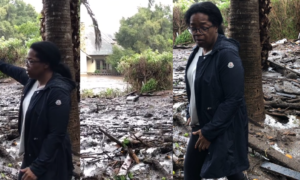 Oprah Winfrey mostra devastação da sua casa após deslizamento de terras