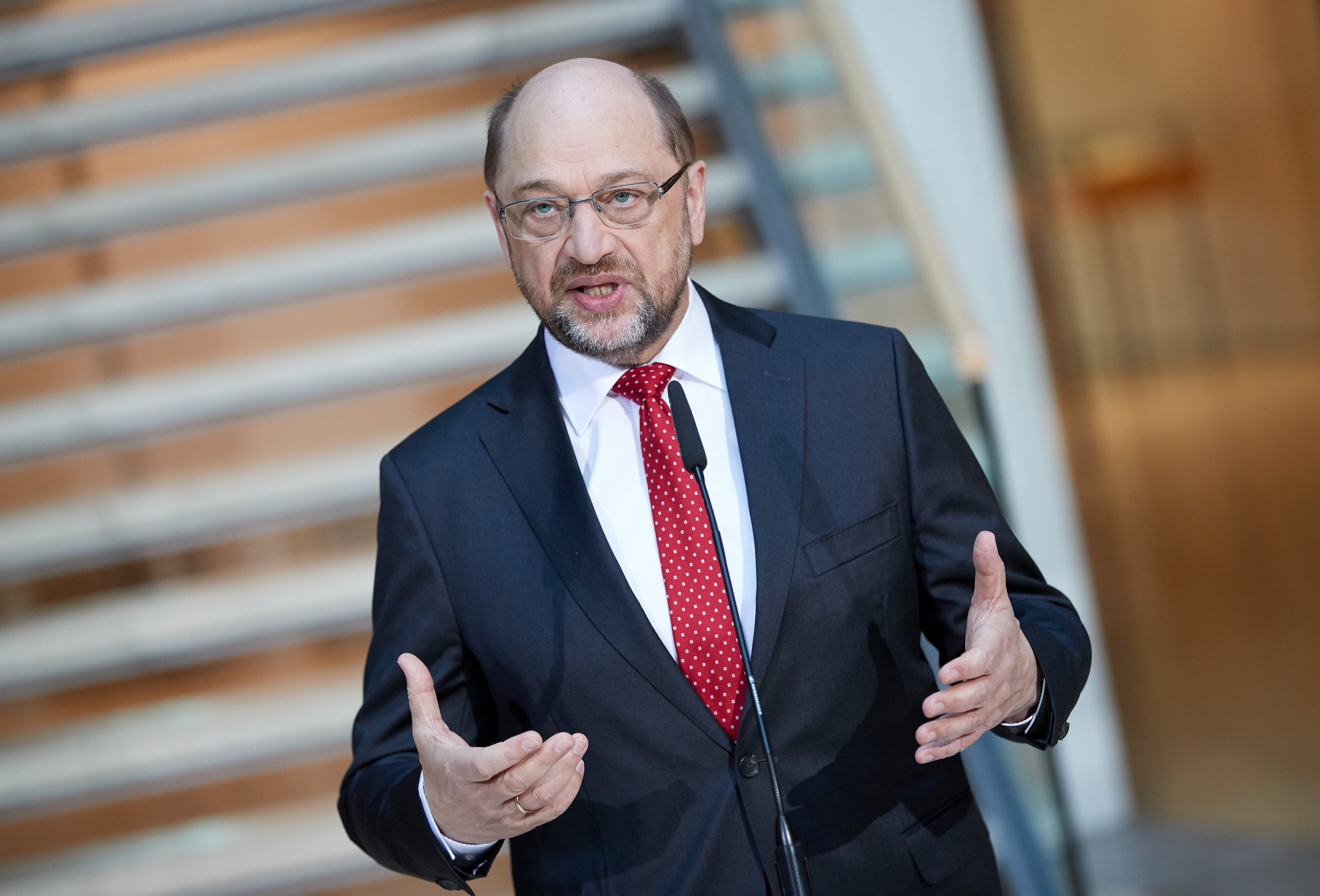 Schulz anuncia &#8220;mudança de rumo&#8221; na política europeia da Alemanha