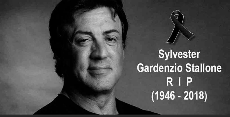 Rumor da morte de Sylvester Stallone teve origem num post pessoal no Facebook