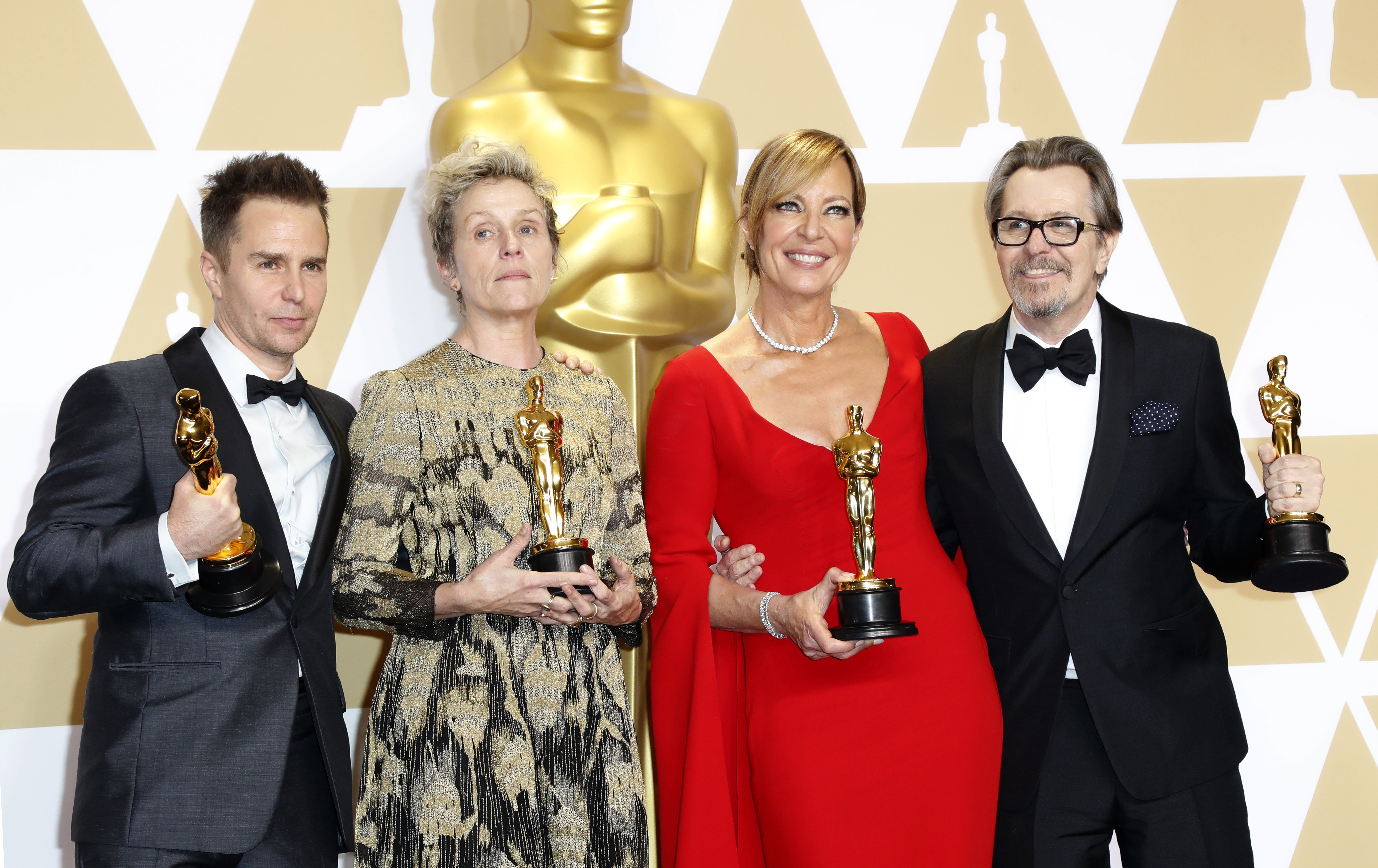Gary Oldman e Frances McDormand vencem Óscar de melhor ator e melhor atriz