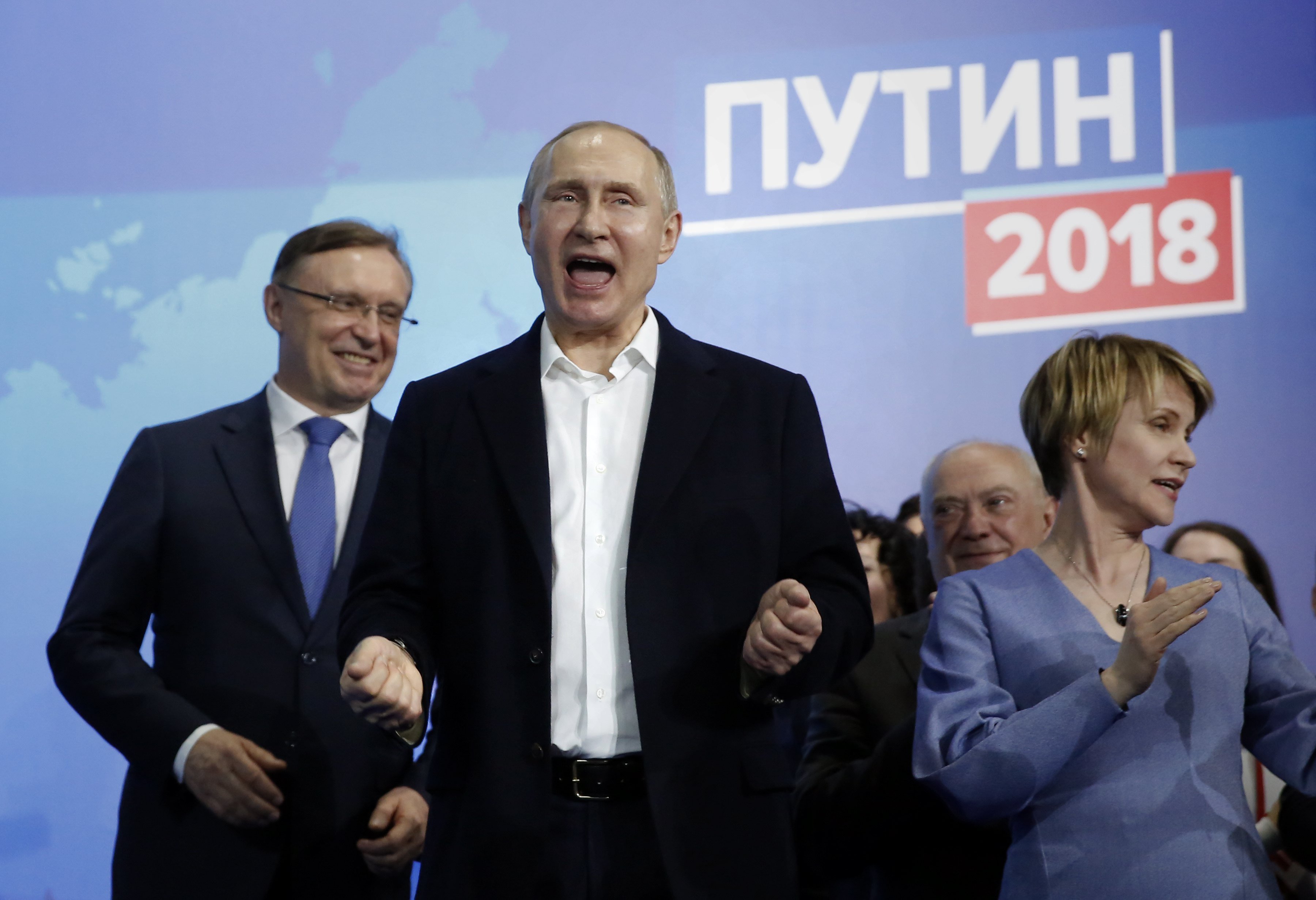 Vladimir Putin garante 76,41% dos votos nas eleições presidenciais