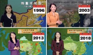 Video: Apresentadora do tempo parece não ter envelhecido após 22 anos de programa