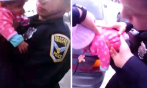 Video: Polícias salvam bebé de 2 meses que estava engasgada, e a sufocar