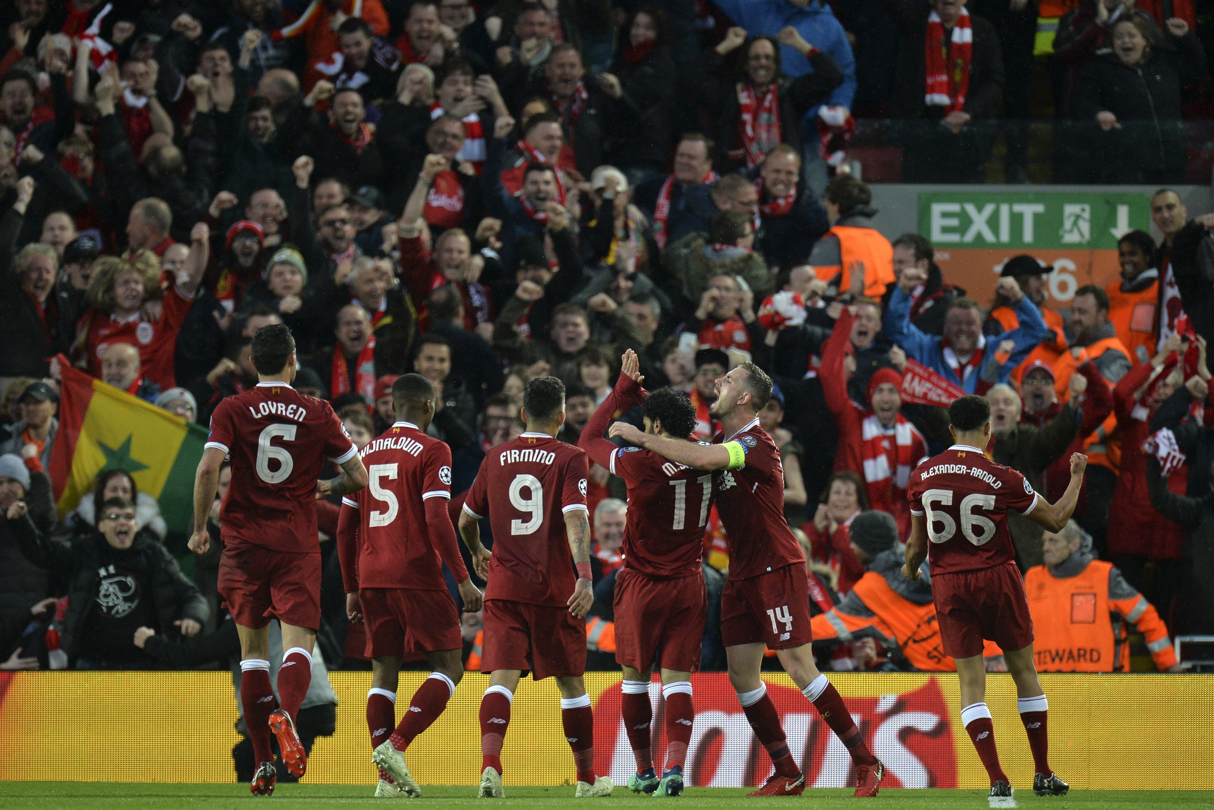 Liverpool vence Roma na primeira mão das meias-finais da Liga dos Campeões
