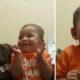 Menino de 2 anos &#8220;grita&#8221; de alegria ao ouvir a voz da mãe pela primeira vez