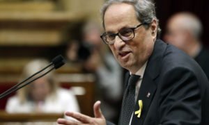 Quim Torra eleito presidente do Governo regional da Catalunha