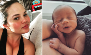 Depois de partilhar primeira foto do filho, Chrissy Teigen mostra corpo pós-parto