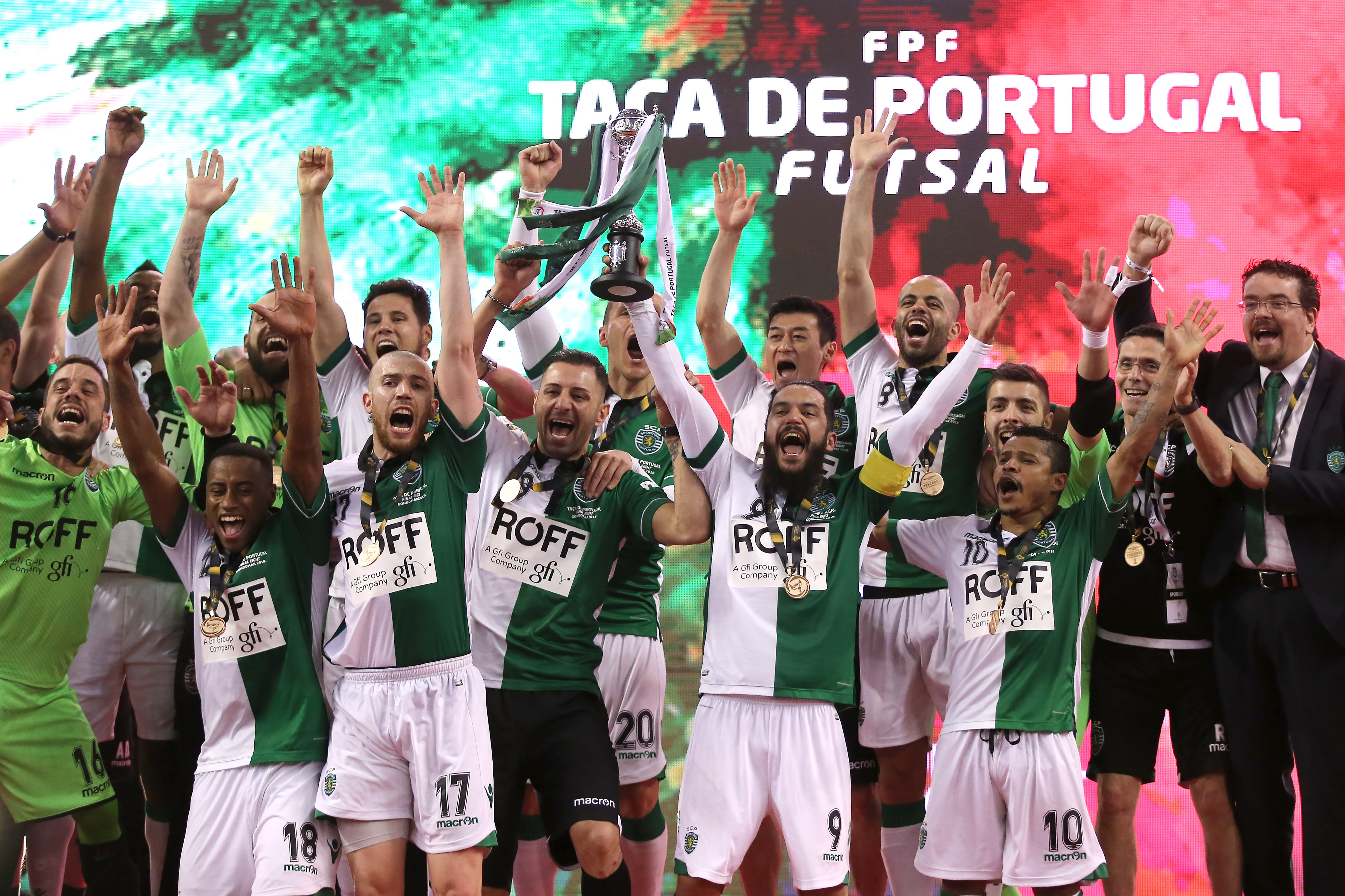 Bicampeão Sporting assegura presença na final do Nacional de futsal